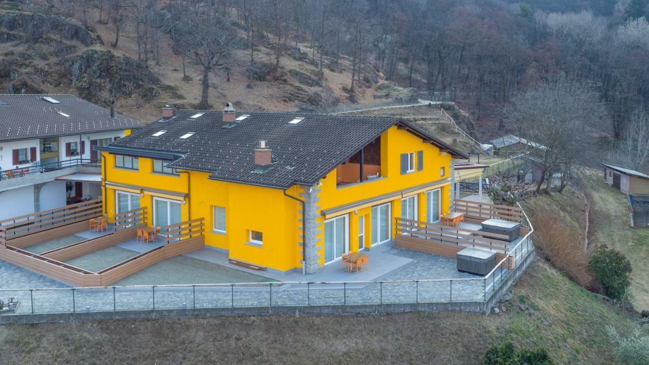 Ferienwohnung Scarpape Giubiasco Exterior foto